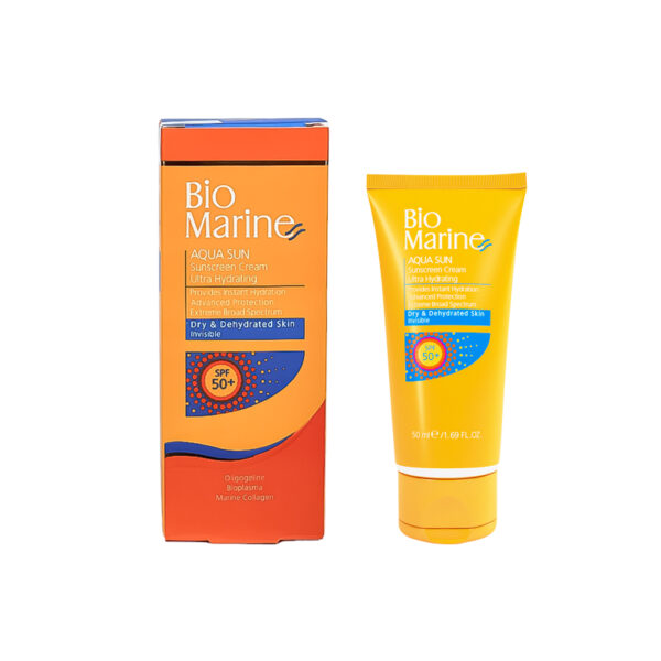 کرم ضد آفتاب بی رنگ بایو مارین با SPF50 مناسب پوست چرب و جوش دار حجم 50 میلی لیتر - Image 2