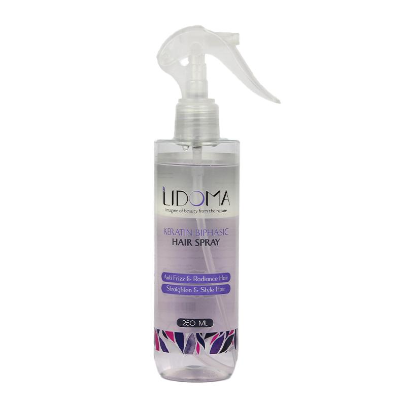 Lidoma-Keratin-Two-Phase-Hair-Spray-250ml اسپری مو دو فاز کراتینه لیدوما 250ml - Image 1