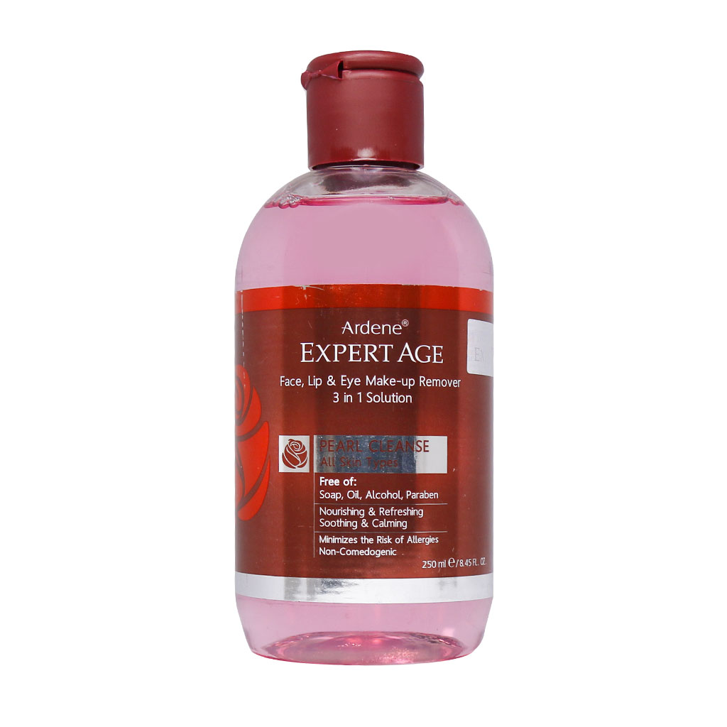 مایع پاک کننده آرایش چشم لب و صورت ا محلول پاک کننده آرایش آردن اکسپرتیج 250ml - Image 1