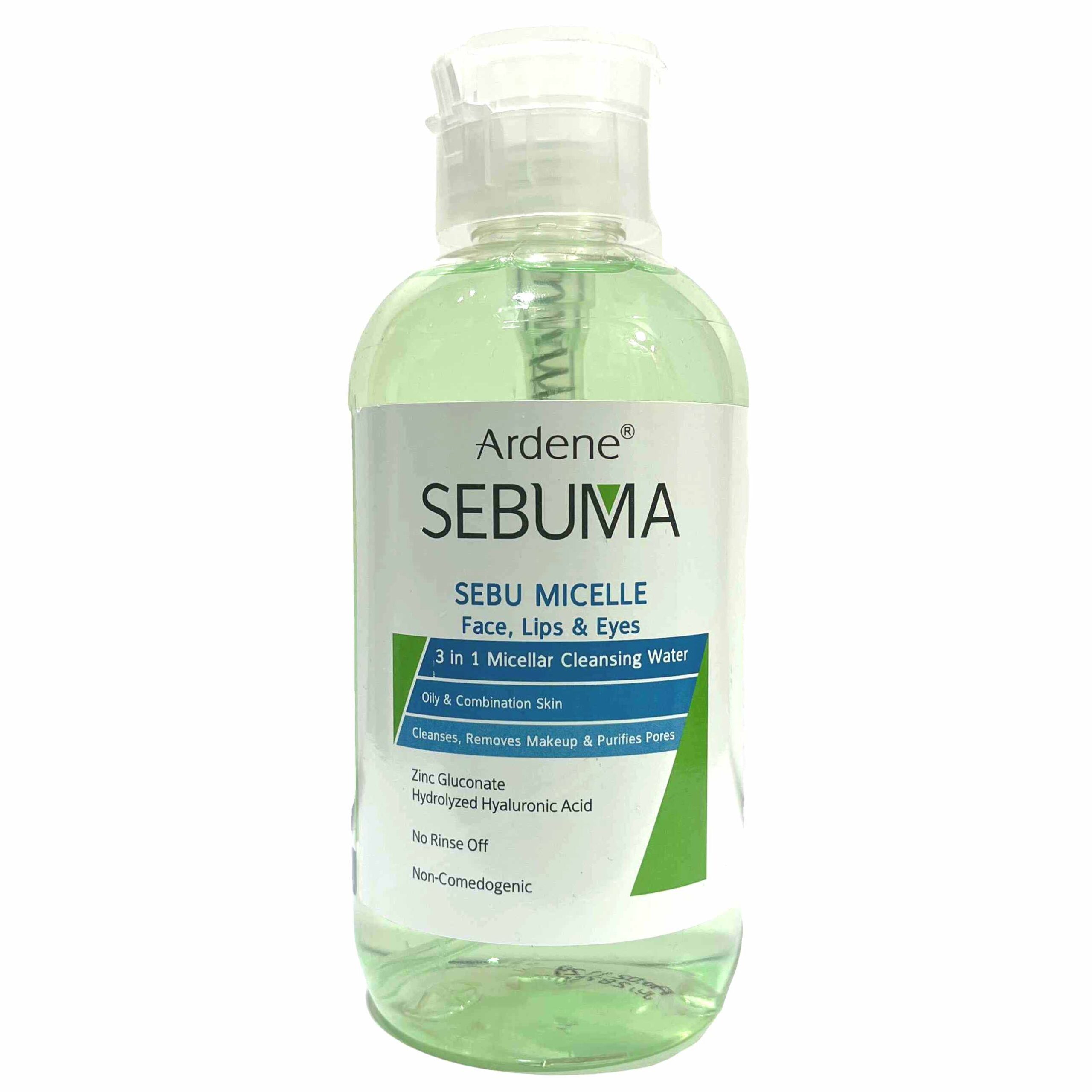 ardene-sebuma-micellar-water-500ml میسلارواتر سبوما آردن 500ml - Image 1