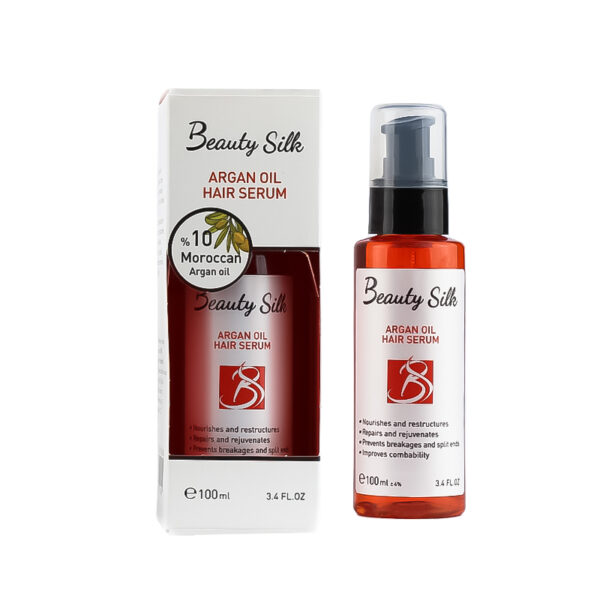 روغن نرم کننده مو بیوتی سیلک حاوی آرگان 100ml - Image 3