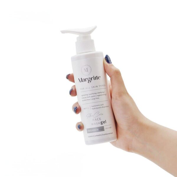 ژل شستشوی صورت روشن کننده انواع پوست مارگریت 200ml - Image 3