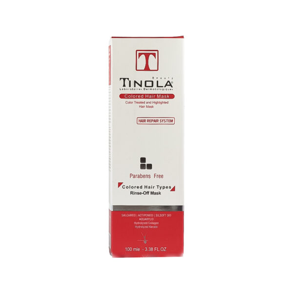 ماسک مو تینولا مناسب موهای رنگ شده 100ml - Image 3