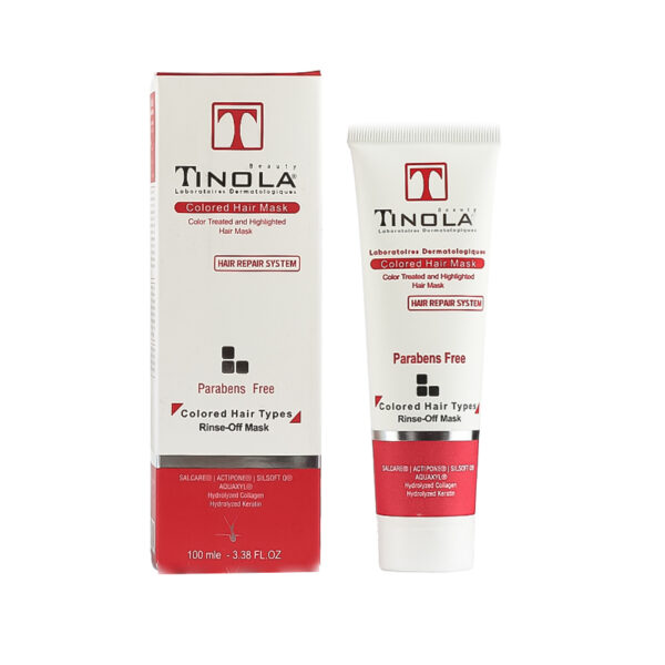 ماسک مو تینولا مناسب موهای رنگ شده 100ml - Image 2