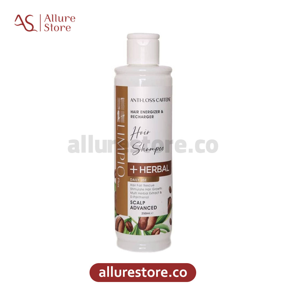 شامپو ضد ریزش لیمپیو حاوی کافئین 250ml شامپو ضد ریزش لیمپیو حاوی کافئین 250ml