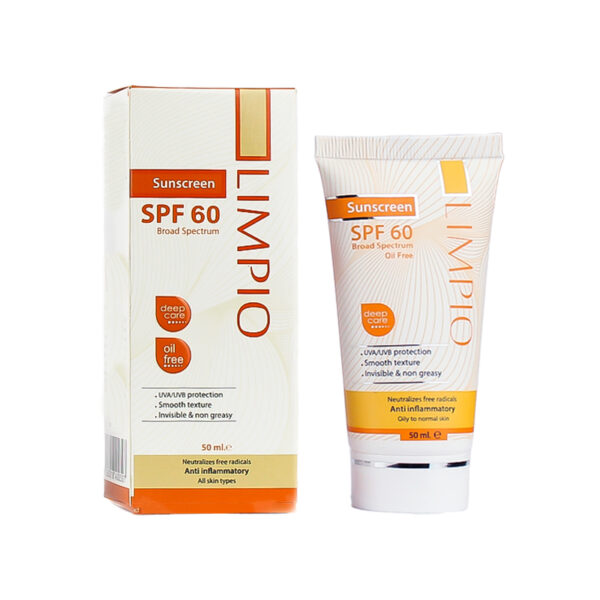 کرم ضد آفتاب لیمپیو SPF60 حجم 50ml - Image 2