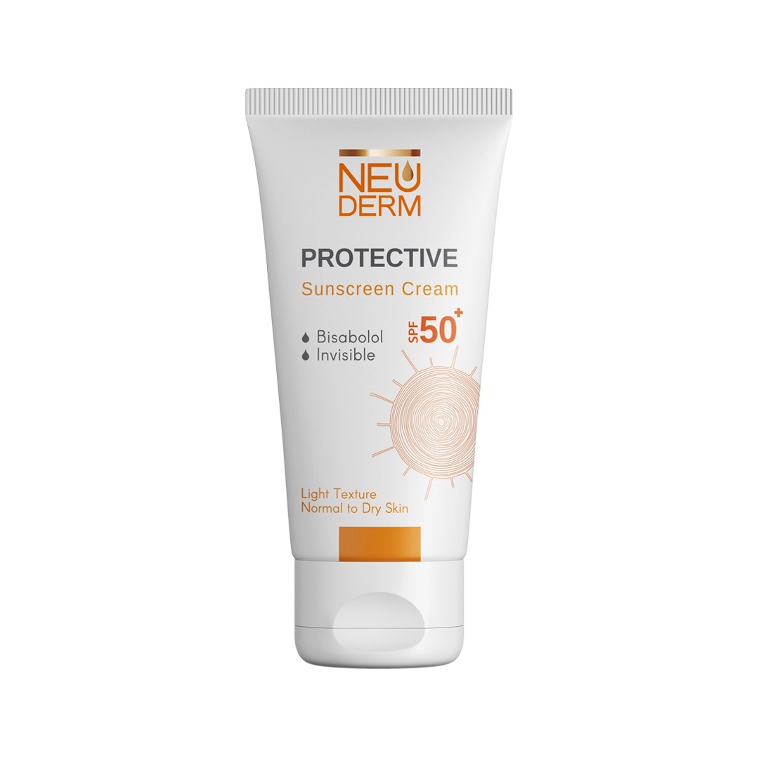 neoderm-colored-high-protective-sunscreen-50ml کرم ضد آفتاب رنگی هایلی پروتکتیو نئودرم 50ml - Image 1