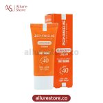 ضد آفتاب کرم پودری SPF40 پوست چرب درم انجلین 30ml آلور استور