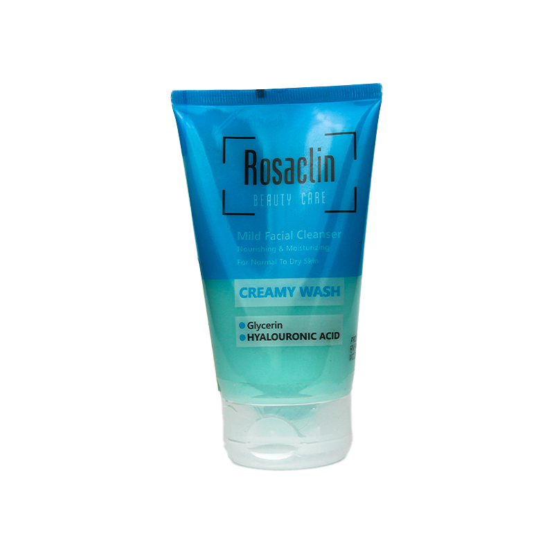 Rosaclin Dry Skin Face Wash 150ml ژل شستشو صورت رزاکلین مناسب پوست نرمال و خشک 150ml - Image 1