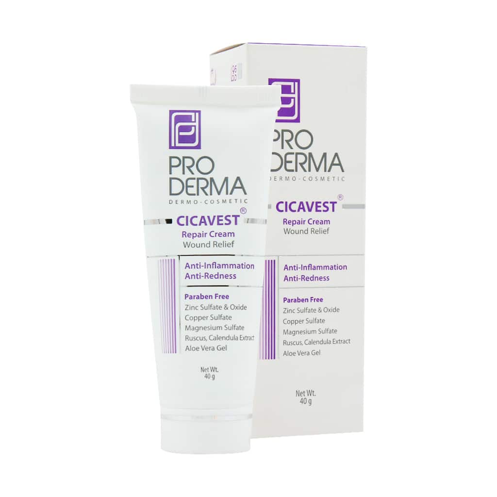 Pro-Derma-Cicavest-Repair-Cream کرم بازسازی کننده پوست سیکا وست پرودرما برای انواع پوست 40ml - Image 1