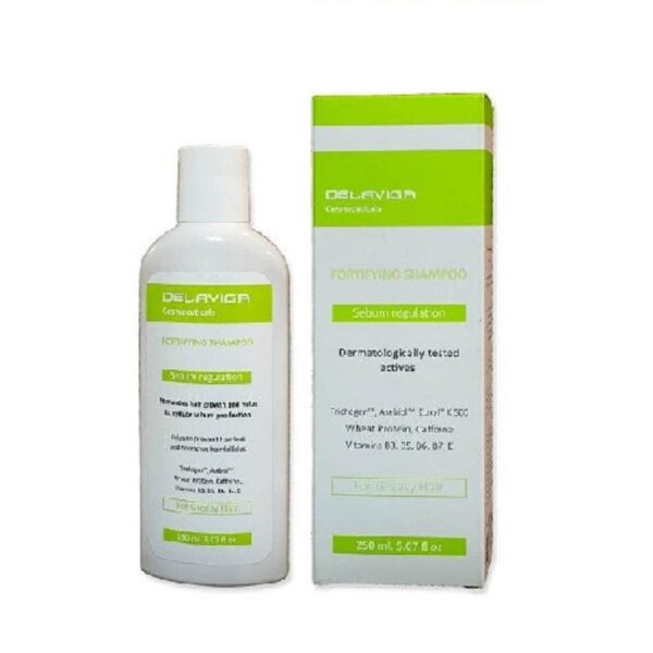 شامپو تقویت کننده موی چرب دلاویگا 250ml - Image 3