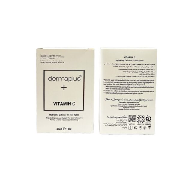 ژل مرطوب کننده حاوی ویتامین C درماپلاس 30ml - Image 3