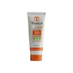 کرم ضد آفتاب بی رنگ تینولا برای پوست چرب و جوش دار SPF 30