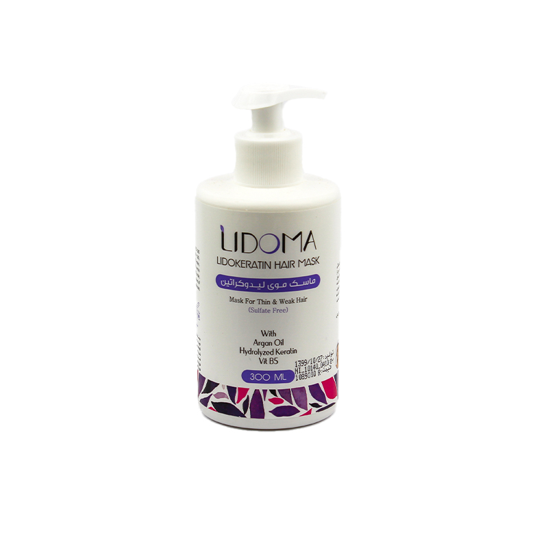 lidoma-lido-keratin-hair-mask-300ml ماسک مو لیدو کراتین لیدوما 300ml - Image 1