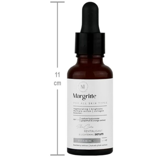 سرم روشن کننده و احیا کننده ویتامین سی مارگریت 30ml - Image 3
