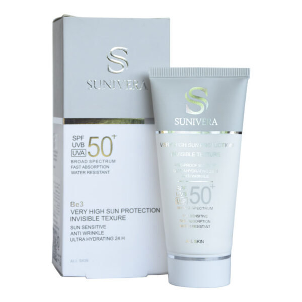 کرم ضد آفتاب SPF50 فاقد رنگ سانیورا 50ml - Image 2