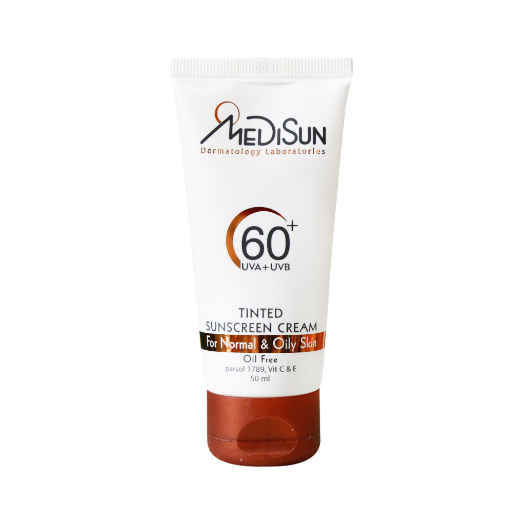 medisun-spf60-sunscreen-oily-normal-50ml کرم ضد آفتاب SPF60 مدیسان مناسب پوست چرب و معمولی 50ml - Image 1