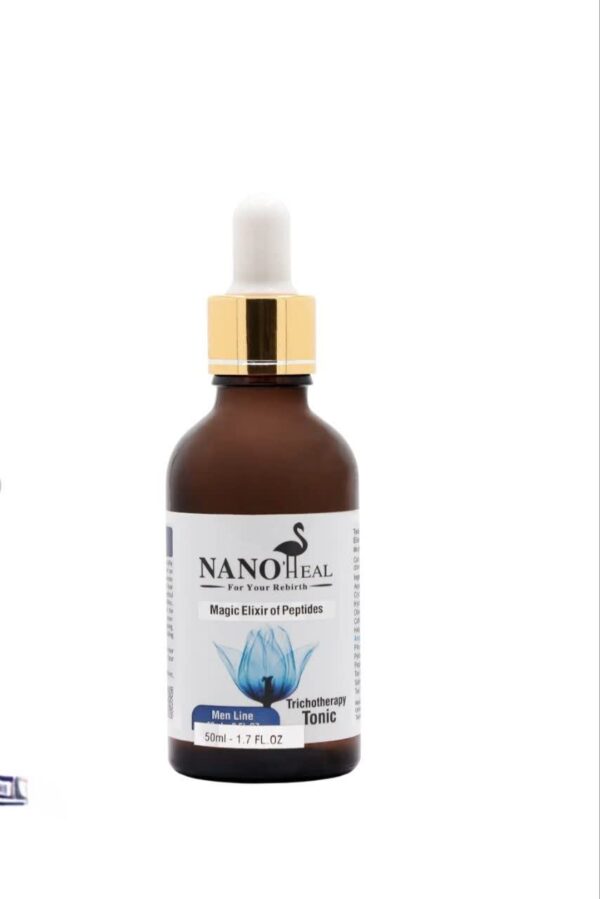 تونیک تقویت کننده موی سر ویژه آقایان نانوهیل 50ml - Image 3