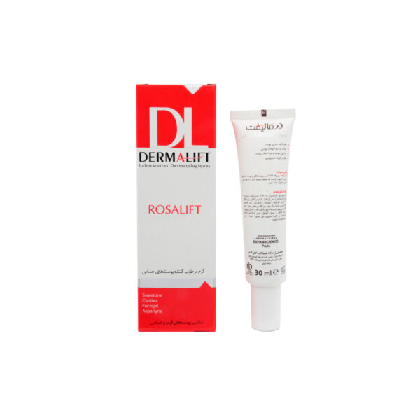کرم مرطوب کننده و ضد قرمزی درمالیفت مدل Rosalift حجم 30ml - Image 2
