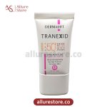 فلوئید ضد آفتاب روشن کننده ترنکسید رنگی SPF50 درمالیفت آلور استور