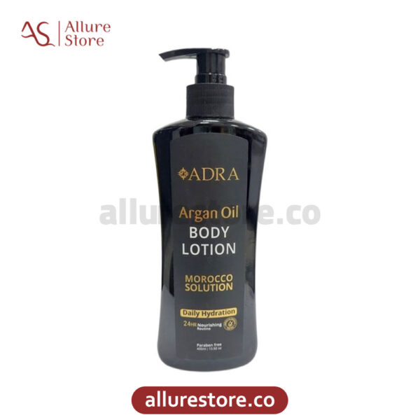 لوسیون بدن کرمی آدرا روغن آرگان 400ml آلور استور