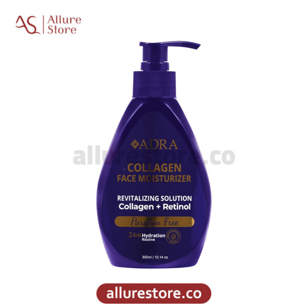 کرم آبرسان کلاژن و رتینول آدرا Adra حجم 300ml آلور استور