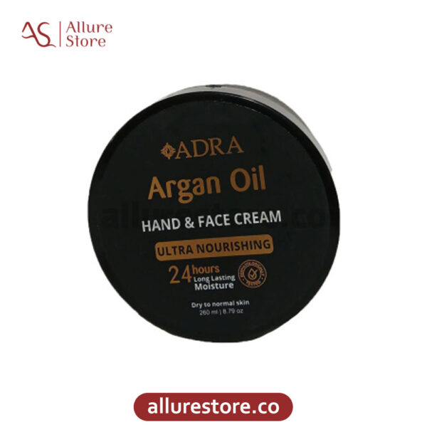 کرم مرطوب کننده آدرا مدل حاوی روغن آرگان حجم 260ml آلور استور