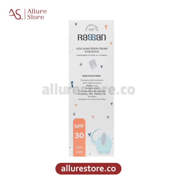 کرم ضد آفتاب راسن مخصوص کودکان ( پسرانه ) SPF30 آلور استور
