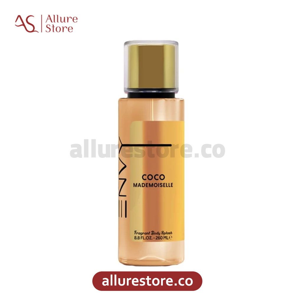 بادی اسپلش زنانه ان وی ENVY رایحه کوکو مادمازل حجم 260 میل رایحه لوکس و ماندگار بادی اسپلش زنانه ان وی ENVY رایحه کوکو مادمازل حجم 260 میل رایحه لوکس و ماندگار