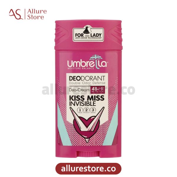 استیک ضد تعریق زنانه آمبرلا مدل Kiss Miss حجم 90ml آلور استور