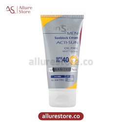 سان سیف- کرم ضد آفتاب آقایان SPF 40 نامرئی بدون رنگ و اثر سفید کنندگی (مناسب انواع پوست) 50ml