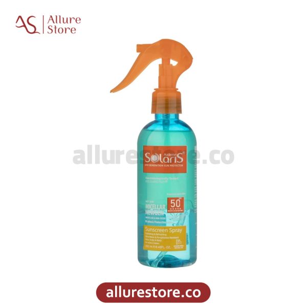 لوسیون دوفازی ضدآفتاب آردن سولاریس مدل Micellar Newgen SPF50 حجم 250 میلی‌لیتر